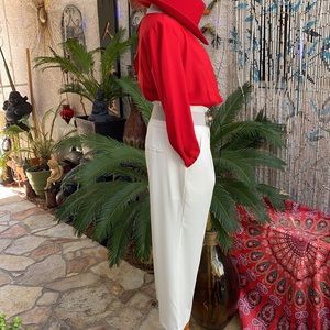 ❣️❣️2PIECE RED N WHITE PANTS OUTFIT❣️❣️